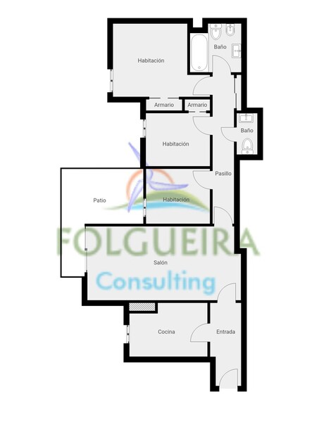 PISO EN VENTA EN PUENTE DE VALLECAS - PALOMERAS SURESTE